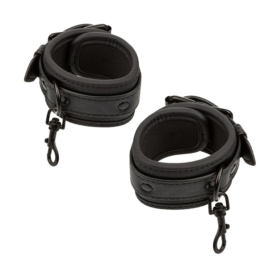 CALEXOTICS - NOCTURNAL CEINTURE DE LIT RÉGLABLE EN CUIR NOIR